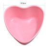 2 Sets Plastic Heart Shaped Facial Mask Mixing Bowl with Stirring Spatula Facemask Bowl Mud Mask Mixing Bowl DIY Skin Ca
