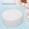 100pcs Compressed Facial Mask Sheet Disposable Pure Cotton Facial Mask Sheets for Skin Care DIY Facial Wrapped Paper for