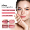 REENGULL 30 PCS Moisturizing Hydrating lip masks Pink Collagen Lip mask BulkCollagen Lip Gel Patches for Dry Lips Dead S