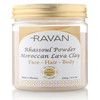 Ravan Moroccan Rhassoul Raw Clay Powder Rich in Minerals a Natural Detox for Face Hair Body 88 Oz