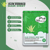 Esfolio Pure Skin Aloe Vera Face Mask Sheet Hydrating Korean Sheet Mask for Soft Balanced Skin Lightweight Daily Skincar