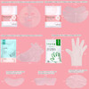 GELMAY 700PCS Face Neck Eye Nose Lip Foot Hand Disposable Plastic Mask Sheet UltraThin Transparent Facial Masks Skincare