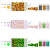 Glitter Wenida 9 Colors 105g Holographic Iridescent Chameleon Festival Sequins Craft Chunky Glitter for Arts Face Hair B