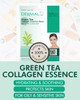 DERMAL Green Tea Collagen Essence Facial Mask Sheet 23g Pack of 10 Hydrating and Soothing for Sensitive Oily Skin Revita