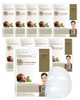 DERMAL Snail Collagen Essence Facial Mask Sheet 23g Pack of 10 Skin Regenerating Trouble Care for Acne Prone Skin Daily