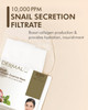 DERMAL Snail Collagen Essence Facial Mask Sheet 23g Pack of 10 Skin Regenerating Trouble Care for Acne Prone Skin Daily