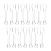HEALLILY Facial Mask Stick Set of 15 Mini Cosmetic Spatulas Acrylic Makeup Spoons for Skincare Creams Eye Rollers Beauty