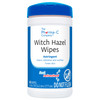 The PharmaC Company Witch Hazel Wipes 40 Wipes Daily Toner Astringent Cleansing Cloths For Face