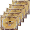 AICHUN BEAUTY 5PCS 24K Gold Gel Collagen Crystal Facial Masks Sheet Patch For Anti Aging Puffiness Anti Wrinkle Moisturi