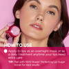 Andalou Naturals Mask 1000 ROSES Overnight Sleeping Mask for Dry Chapped Lips Plumping Hydrating Soothing Balm with Alpi