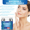 Retinol Cream for Face Facial Moisturizer with Collagen and Hyaluronic Acid AntiWrinkle Reduce Fine Lines Vitamin CE Nat