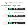 Skin Analyzer Digital Face Tester Detector Oil Analyzer Monitor with LCD Display for Travelling Home Beauty Salon