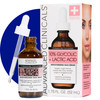 Advanced Clinicals Exfoliating 10 Glycolic Acid Serum For Face Lactic Acid Facial Exfoliant AHA Salicylic Acid Serum To