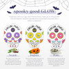 SpaLife Dia de Muertos Facial Mask Variety Pack 9 Count for Hydrating and Refreshing Skin Care Korean Sheet Masks Moistu
