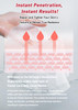menorah Brighten and Repair Rescue Sheet Masks 4 Sheets Facial Mask with Kombucha Orange Extract Hydrating Elasticity Bo
