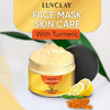 LUVCLAY Vitamin C and Turmeric Clay Mask for Face Deep Cleansing Brightening Face Mask for Dark Spots Pores and AntiAgin