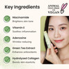 Petite Pluie Vegan Face Serum Stick 035 oz with Green Tea Collagen and Niacinamide For AntiAging Moisturizing Balm Stick