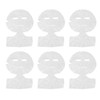 50 Pcs Disposable White Silk Neck Mask Paper Wrapped Moisturizing Patch PreCut Mask Sheets Light Silk Material Spa Skin