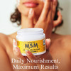 At Last Naturals MSM Skin Enhance Cream Soothing Moisturizer with Vitamin E to Promote Healthy Skin 2 Ounce Pack of 1