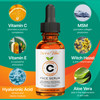100 Pure Vitamin C Serum for Face Face Serum for Fine Lines with Hyaluronic Acid Vitamin E Herbal Antioxidant Extracts S