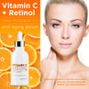 Vitamin C High Potency 3 Retinol Blend AntiAging Serum for Face Professional Grade Quality Helps Reduce Appearance of Fi