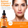Retinol Vitamin C Collagen Super Charged AntiAging Serum for Face Pharmaceutical Grade Quality Helps Smooth Plump Fine L