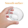 Cabilock 10PCS Facial Mixing Bowls 3 Inch Clear Glass Esthetician Measuring Bowls for Facials Small DIY Face Mud Mask Co