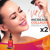2PACK Vitamin C Serum with Hyaluronic Acid for Face and Eyes Natural Anti Aging Eye Serum Facial Serum Fades Age Spots a