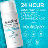 Neutralyze Renewal Complex Acne Moisturizer for Face Maximum Strength Time Released 2 Mandelic Acid 2 Salicylic Acid Acn