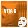 LAPCOS Vita C Sheet Mask Daily Face Mask with Vitamin C to Renew Skin Korean Beauty Favorite 5Pack