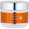 Vitamin C Retinol Collagen Super Charged AntiAging Cream for Face Pharmaceutical Grade Quality Helps Smooth Plump Fine L