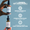 Eva Naturals Hydrate Brighten Serum Set Vitamin C with Ferulic Acid Vitamin E Hyaluronic Acid for Face Dark Spots Wrinkl