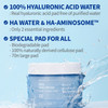 WELLAGE Real Hyaluronic Blue Toner Pad Korean Skincare Zero Pore Facial Pads 70 Sheets Hyaluronic Water Jojoba Quick Soo