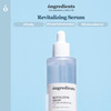 ONGREDIENTS Revitalizing Serum Hydrating Face Serum for Dull Uneven Skin Tone Niacinamide Squalane Ceramide Vitality Car