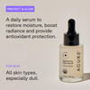 Acure Brightening Glow Serum Anti Aging Face Serum Bright Glow for Women Men Facial Skincare with Argan Oil and Cranberr