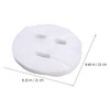 300pcs Gauze Pre Cut Cotton Face Covers Precut Gauze Facial Soft Face Pad for Spa Skin Care Home Salon DIY White
