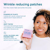 Frownies Facial Patches for Wrinkles on the Corner of Eyes Mouth Hypoallergenic AntiWrinkle Face Tape Wrinkle Patch to S