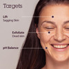 BLITHE Patting Splash Mask Exfoliating Face Wash Rejuvenating Purple Berry Facial Exfoliator with Castor Oil Lactic Glyc