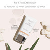 PR MINERALS 4in1 Tinted Moisturizer with SPF 20 Hydrating Skin Tint Face Moisturizer Primer Foundation with Shea Butter