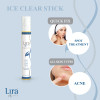 Lira Clinical ICE Clear Stick OntheGo Acne Spot Treatment Stick Infused with Salicylic Acid Collagen Peptides Quick Fix