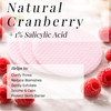 ARCONA Raspberry Clarifying Pads Raspberry Extract Witch Hazel Salicylic Acid Tea Tree Extracts Cleanse Clarify Protect