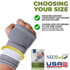 NeoTech Care Hand Palm Wrist Support (Gray, Size M, 1 Unit) online at globaldelivered