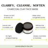 Isabellas Clearly MASK Deep Pore Cleansing Charcoal Face Mask with Anti Ageing Hyaluronic Acid Natural Skin Care for Wri