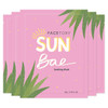 FACETORY K Beauty Face Mask Skin Care SUN BAE SOOTHING Sheet Mask with Aloe Shea Butter After Sun Care Soothe Restore 5