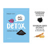 FACETORY K Beauty Face Mask Skin Care LETS TALK DETOX PURIFYING Sheet Mask with Charcoal Volcanic Ash Pore Refining Char