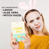 FACETORY K Beauty Face Mask Skin Care Everyday LEMON Brightening Sheet Mask PlantBased with Lemon Extract 5 Pack