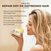 Intea Hair Mask for Blonde Dyed or Rinsed Hair 83 oz Restores Damaged Highlights Paraben and Ammonia Free With Chamomile