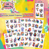 UVUXO Watercolor Animals Temporary Tattoo for kids 60 Styles Temporary for Girls Boy Body Arm Shoulder Tattoos Stickers