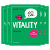 FACETORY K Beauty Face Mask Skin Care LETS TALK VITALITY FIRMING Sheet Mask with Pomegranate Shea Butter Firming Mask wi