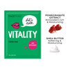 FACETORY K Beauty Face Mask Skin Care LETS TALK VITALITY FIRMING Sheet Mask with Pomegranate Shea Butter Firming Mask wi